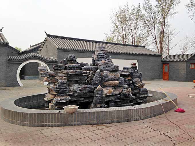 庭院假山制做過程