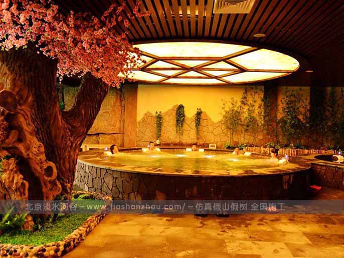 仿真桃花樹