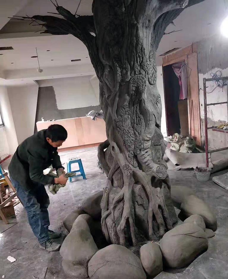 水泥仿真樹(shù)皮