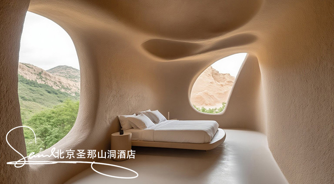 jimeng-2025-06-19-9142-這是一間獨(dú)具特色的洞穴風(fēng)格臥室，設(shè)計(jì)巧妙融合自然與現(xiàn)代元素： 空間結(jié)構(gòu) 房間由天....jpeg